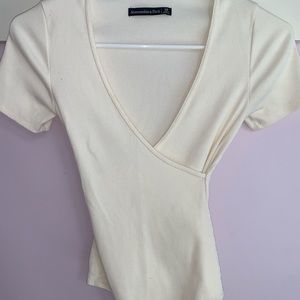 Abercrombie & Fitch White/Cream Bodysuit